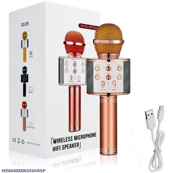 Sleek LED Wireless Speaker - 10W Super Bass & Clear Voice - Pack of 1