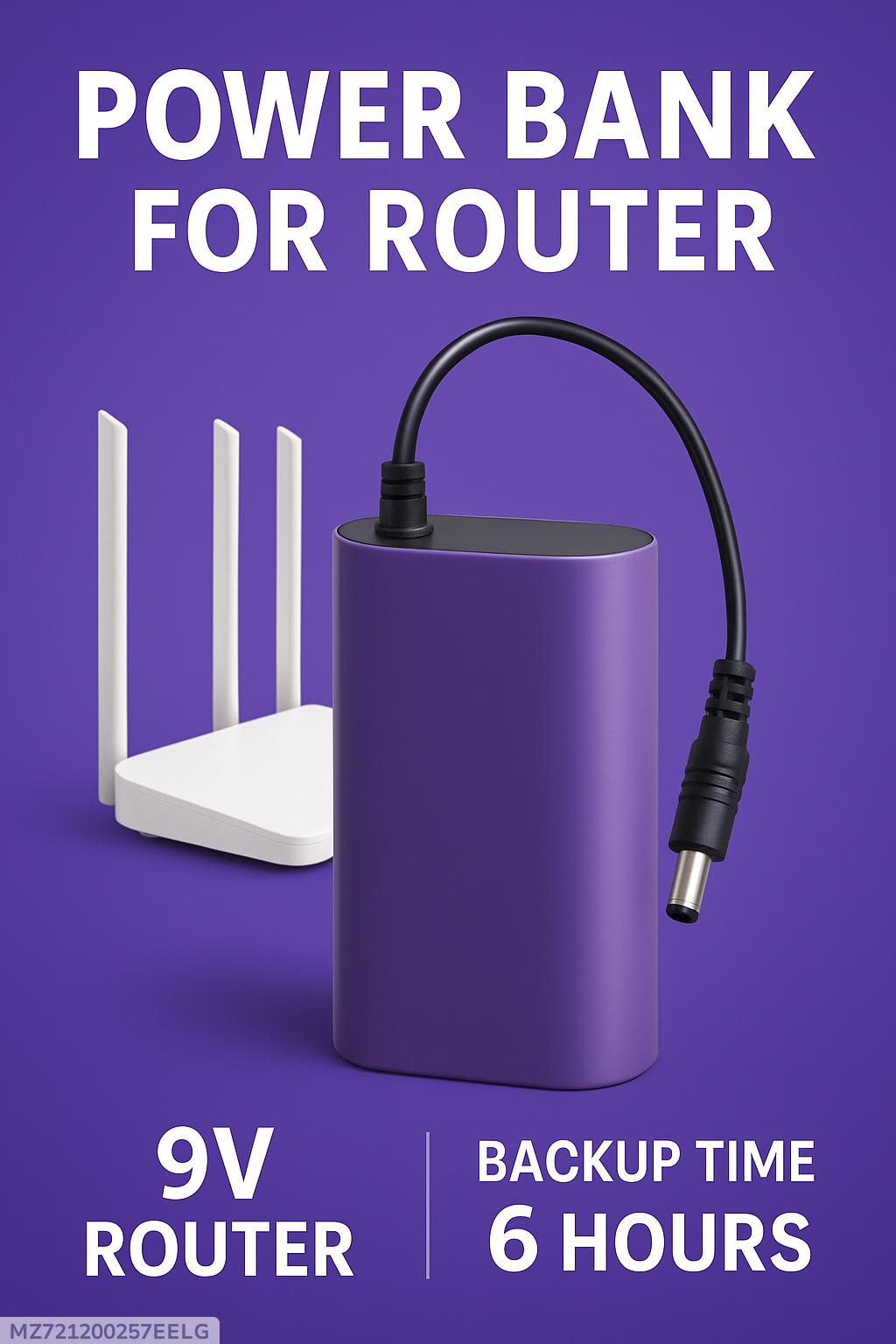 Portable Wireless Wifi Router UPS - 25 Watts Power Supply