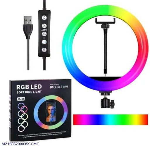 Multiple Shooting Angles And High Compatibility RGB LED Multi Colour Ring Light