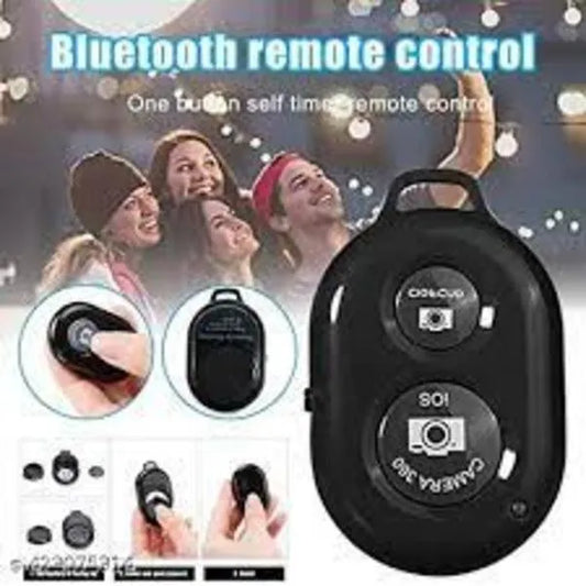 Wireless Bluetooth Selfie Shutter Remote Controller For Selfies TikTok YouTube All Mobiles and Tablets Supported