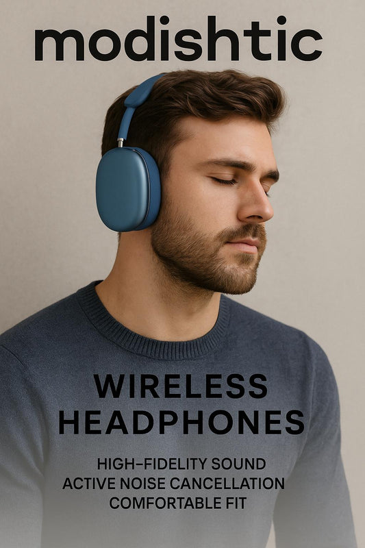 Multicolor Headphone with Advanced Noise Cancellation & Long-Lasting Battery