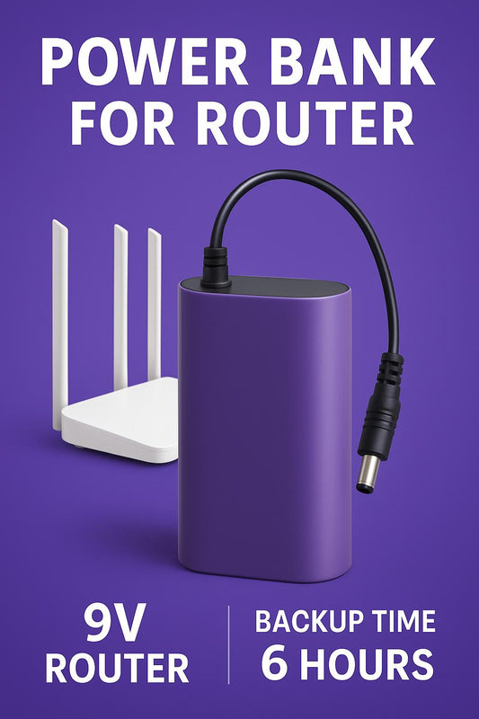 Portable Wireless Wifi Router UPS - 25 Watts Power Supply