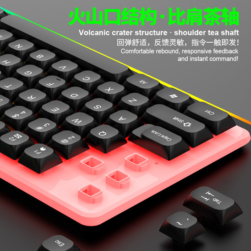 Lumina Gaming Mouse & Keyboard Combo RGB LED